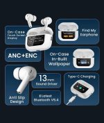 Airpods Pro 2nd Generation, ENC/HIFI with Display Touch Screen Wireless Earbuds, - Image 8