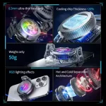 Plextone UF1 RGB Magnetic Radiator Phone Cooler - Image 8